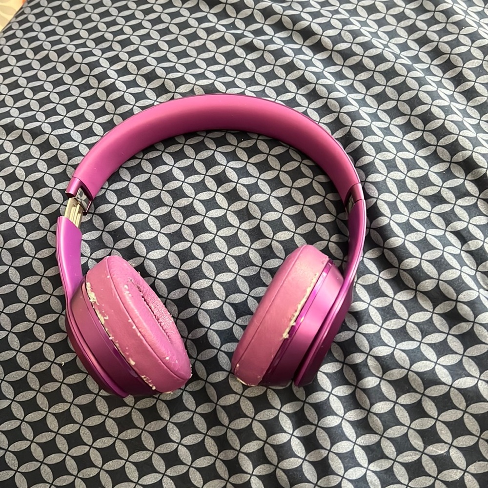 Purple beats headphones